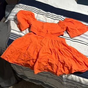 Vibrant Orange Dress